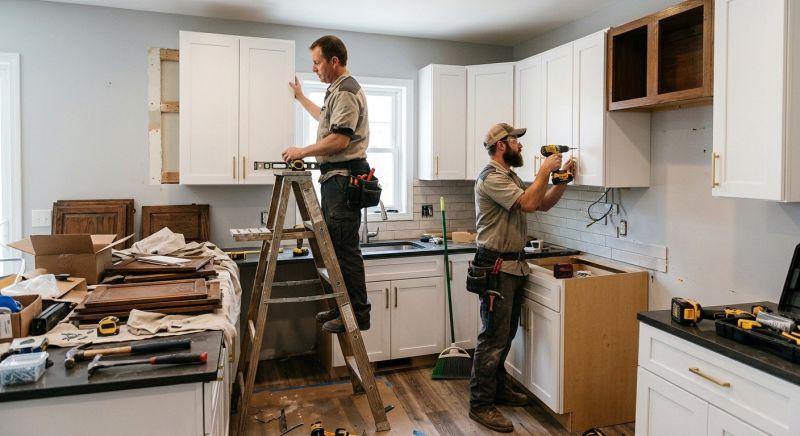 Cupboard Installation in Bloomington, IN