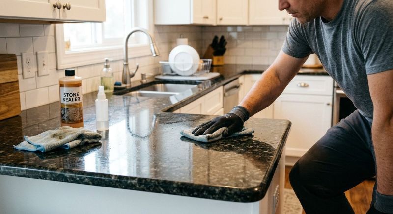 Granite Sealing Service in Roseville, CA