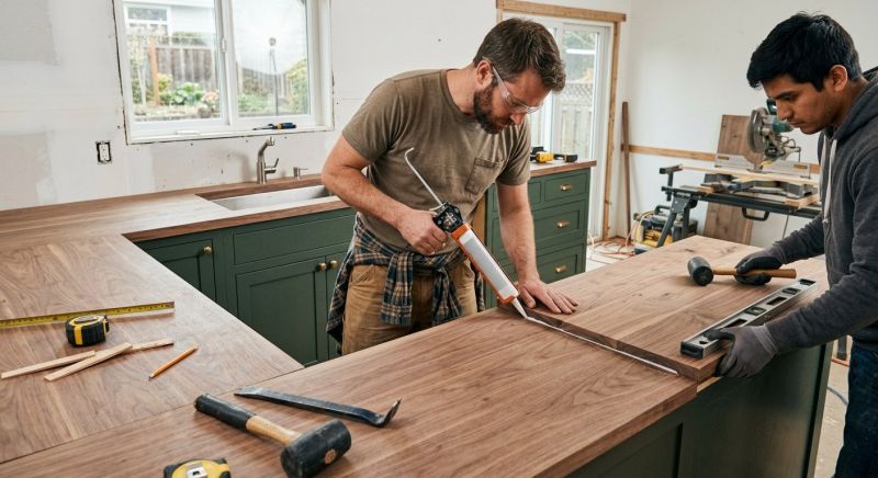 Butcher Block Installation in Napa, CA