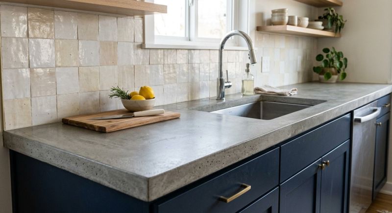 Cement Countertop Installation in Napa, CA