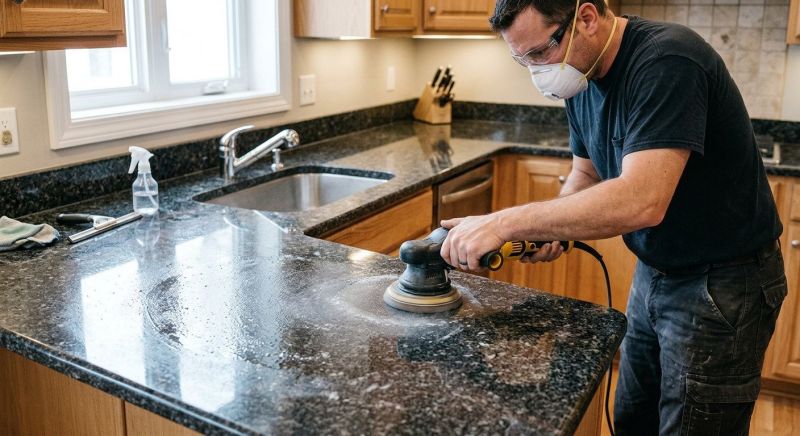 Countertop Buffing in Sacramento, CA