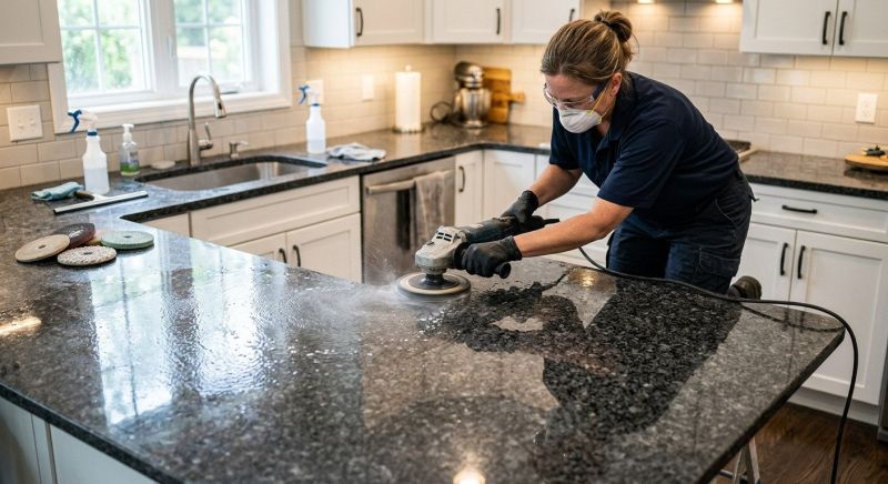 Countertop Polishing in Roseville, CA