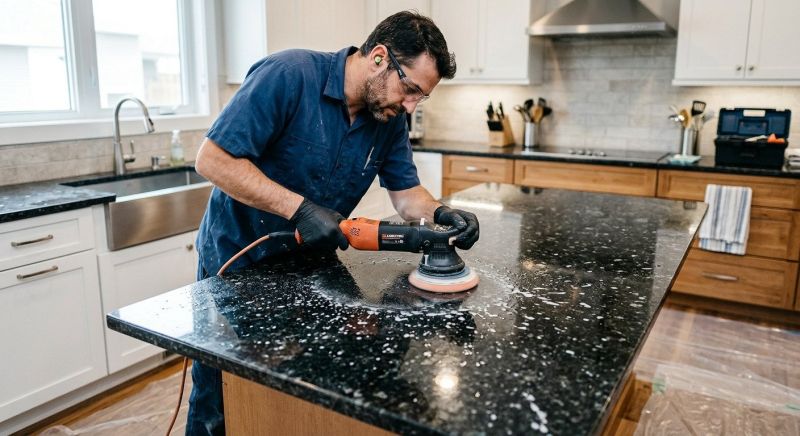 Countertop Polishing in Roseville, CA