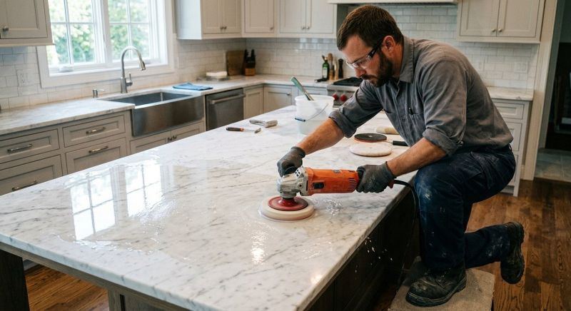 Countertop Polishing in Roseville, CA