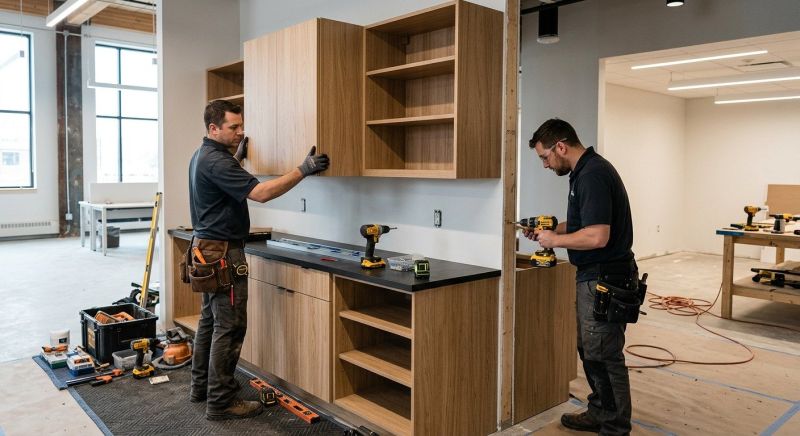 Glazed Cabinets Installation in Cincinnati, OH