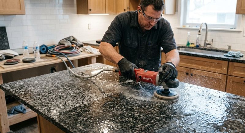 Granite Countertop Refinishing in Roseville, CA