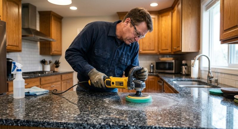 Marble Countertop Polishing in Sacramento, CA
