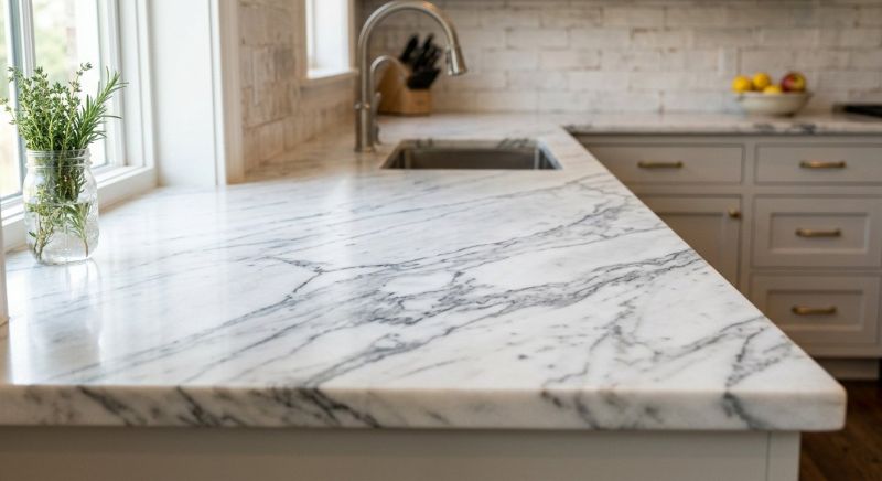 Marble Slab Installation in Napa, CA