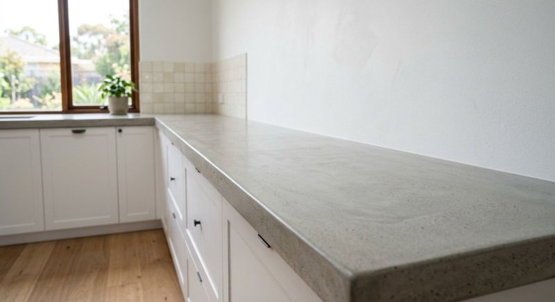 Poured Countertop Installation in Marin County, CA