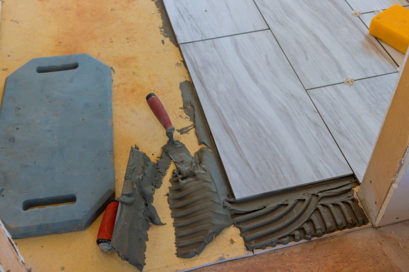 Restroom Floor Replacement in Fredericksburg, VA