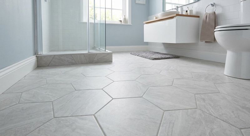 Restroom Floor Replacement in Loudoun County, VA