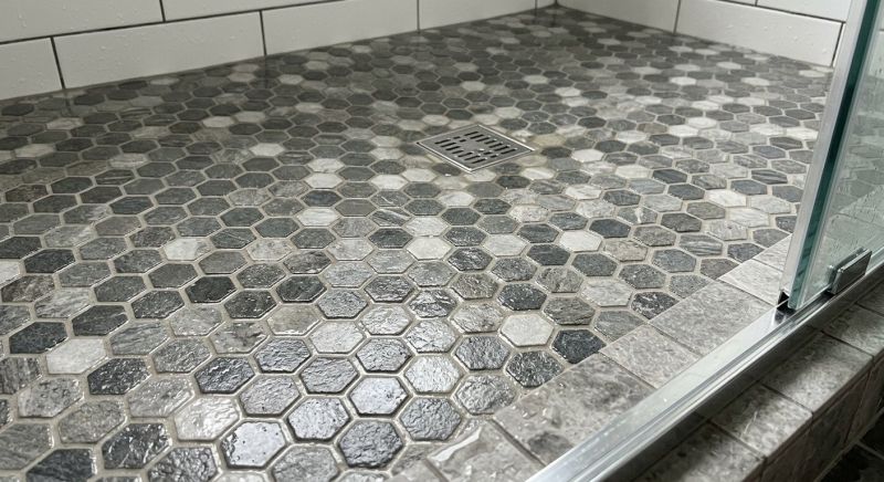 Shower Floor Tiling in Conroe, TX