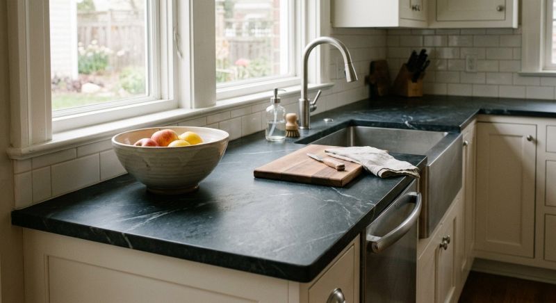 Soapstone Counter Installation in Napa, CA