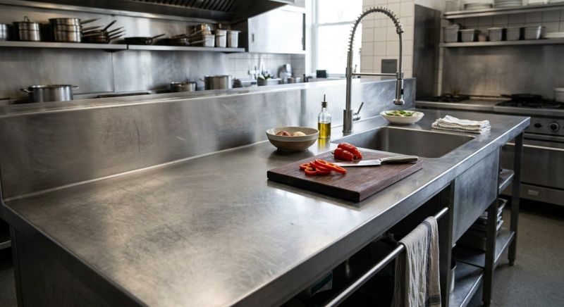 Stainless Counter Replacement in Napa, CA