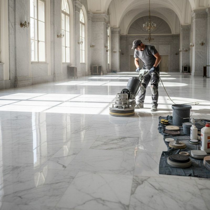 Travertine Floor Polishing in Sacramento, CA