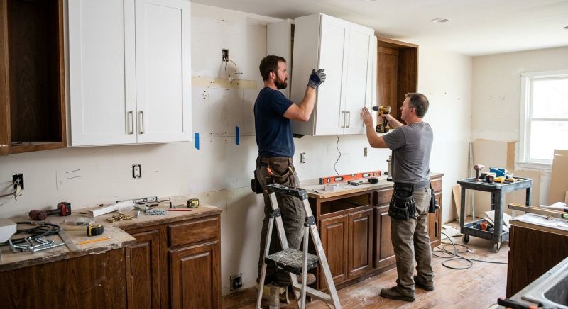 Wall Cabinets Installation in Bloomington, IN