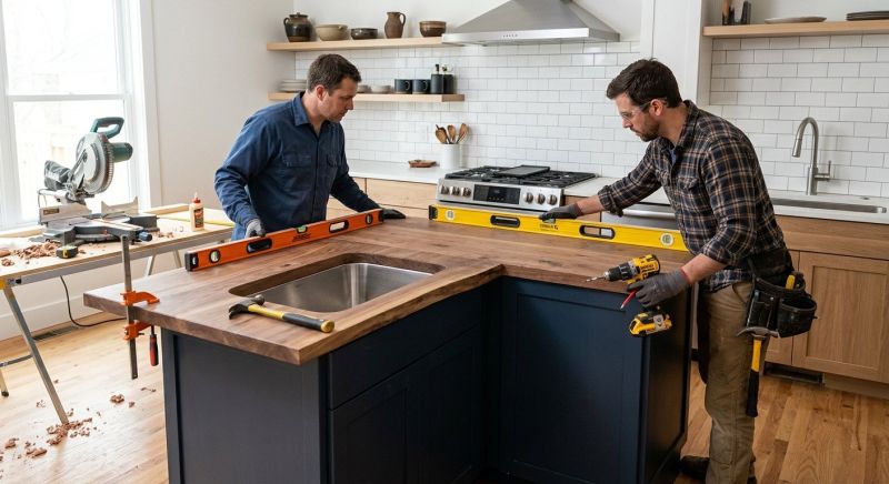 Wood Countertop Replacement in Santa Rosa, CA